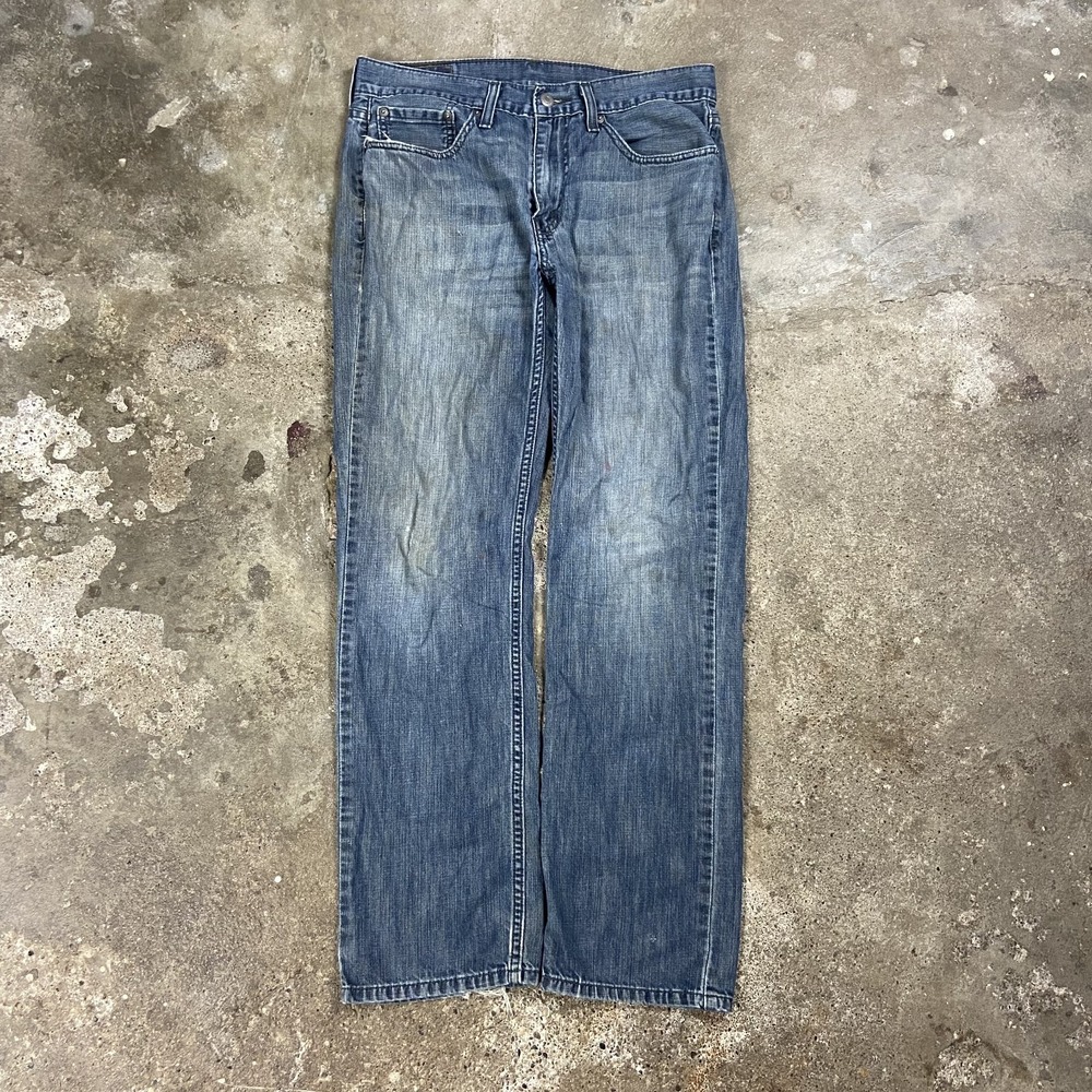 Levi's 514 Jeans Size 31x30 Blue Denim Medium Wash Straight Fit Casual Wear